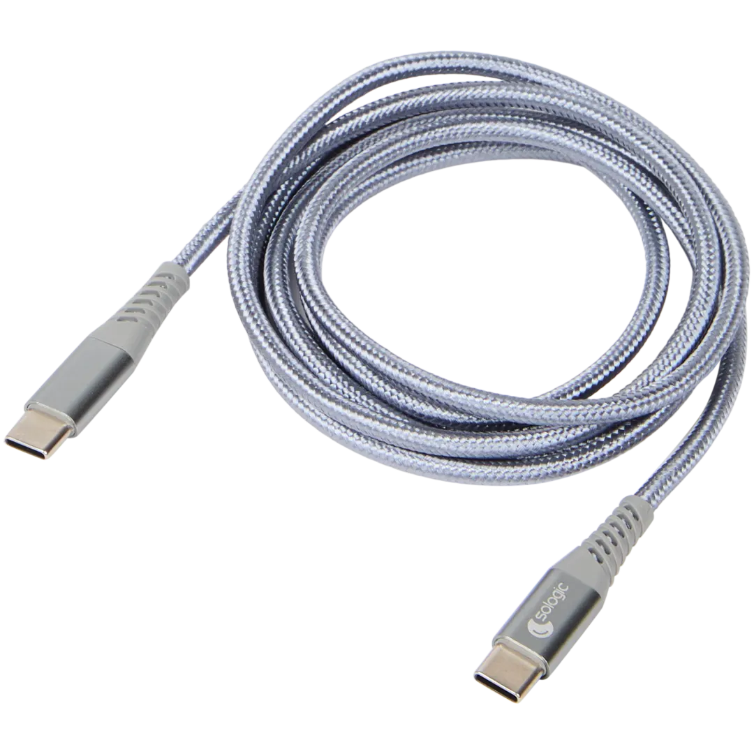 Kabel do ładowania i przesyłania danych Sologic USB-C do USB-C 1