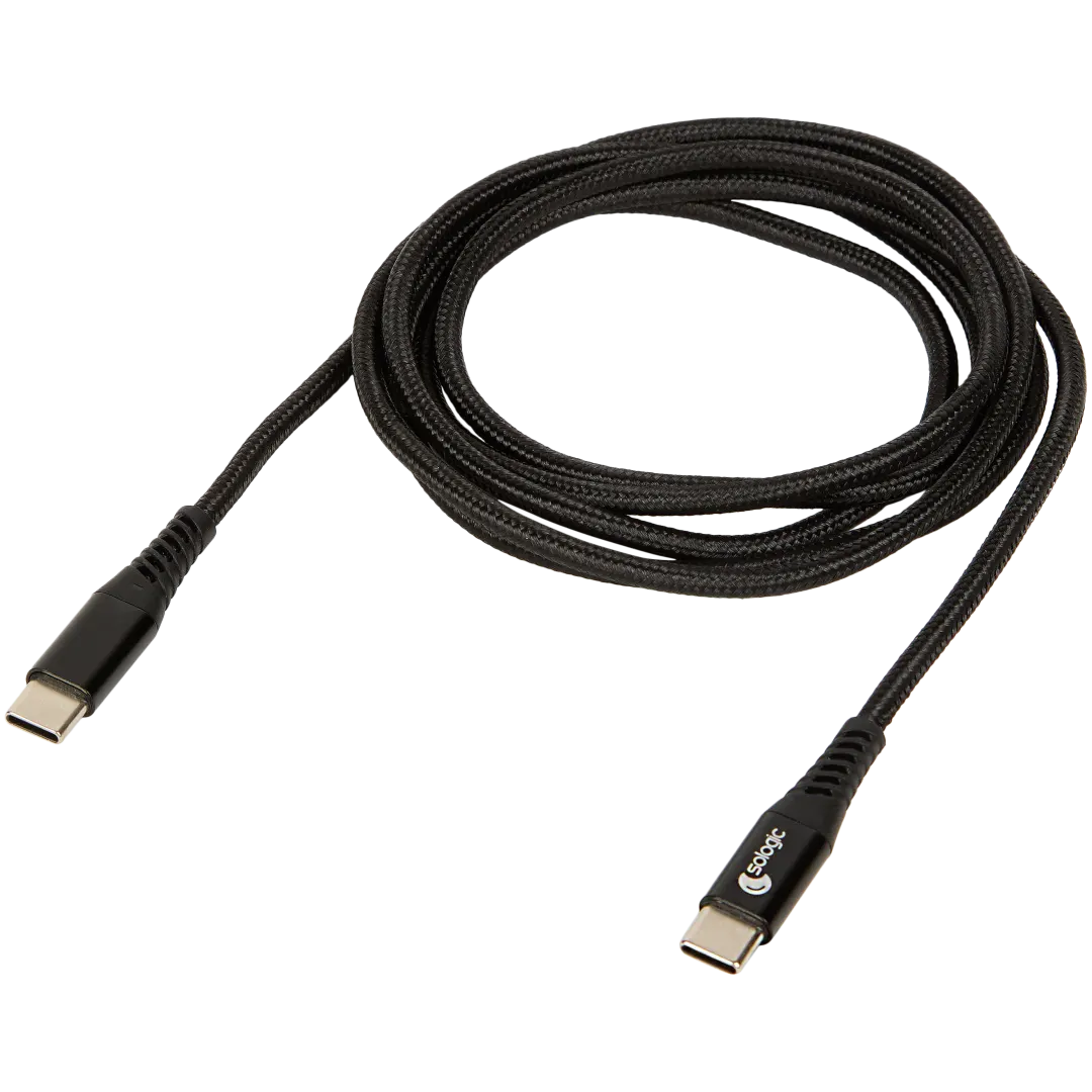 Kabel do ładowania i przesyłania danych Sologic USB-C do USB-C 3