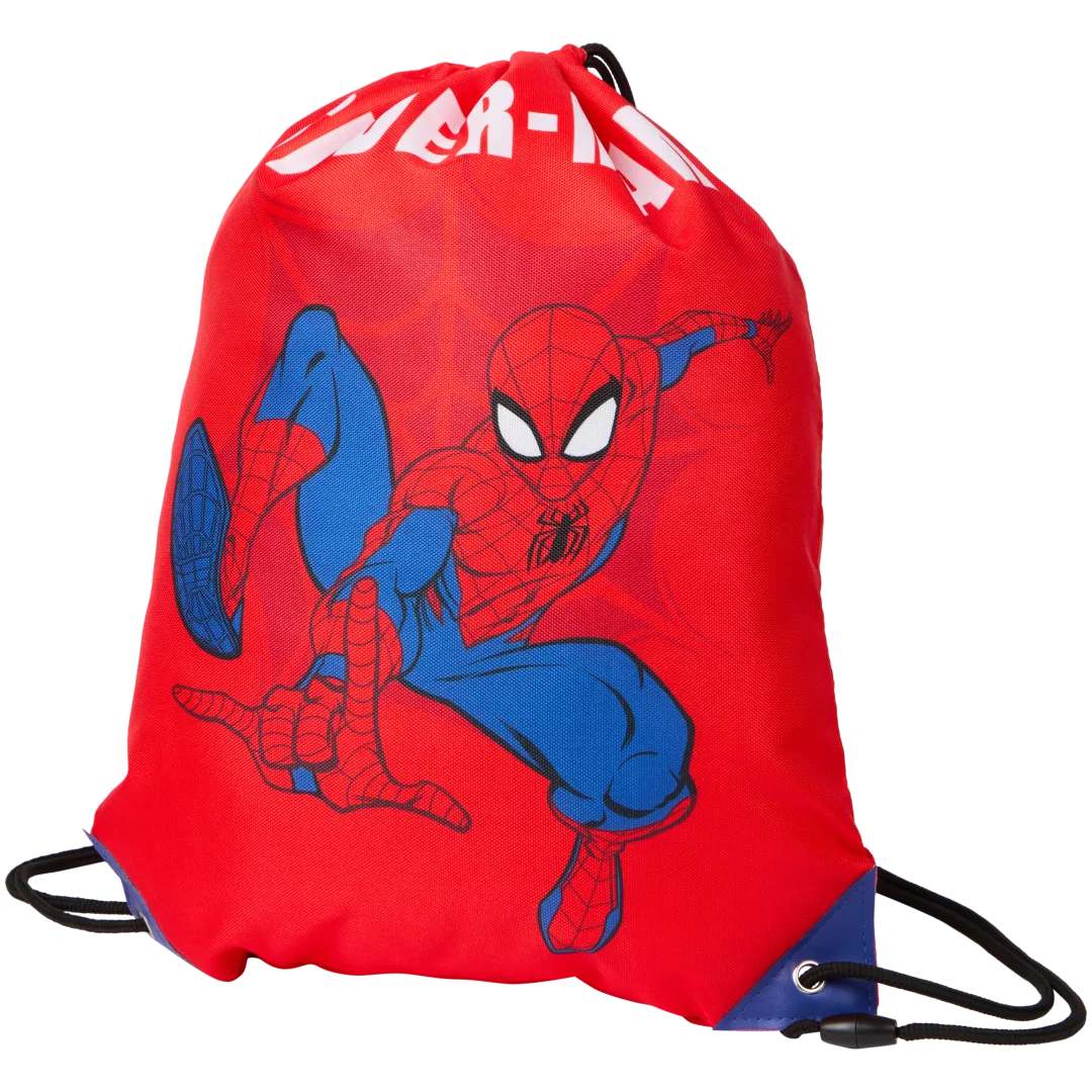Sacca Sportiva Per Bambini, 36x32 Cm, Motivo Barboncino, Rosa E Grigio Scuro, 100% Poliestere