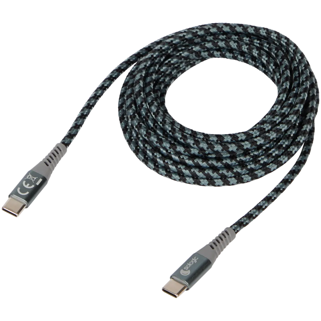 Nabíjecí a datový kabel Sologic USB-C na USB-C