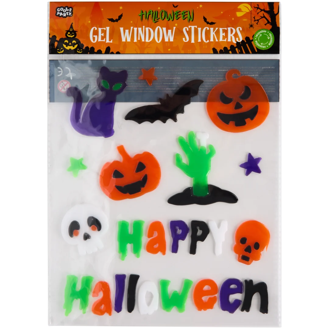 Autocollants gel Halloween 2