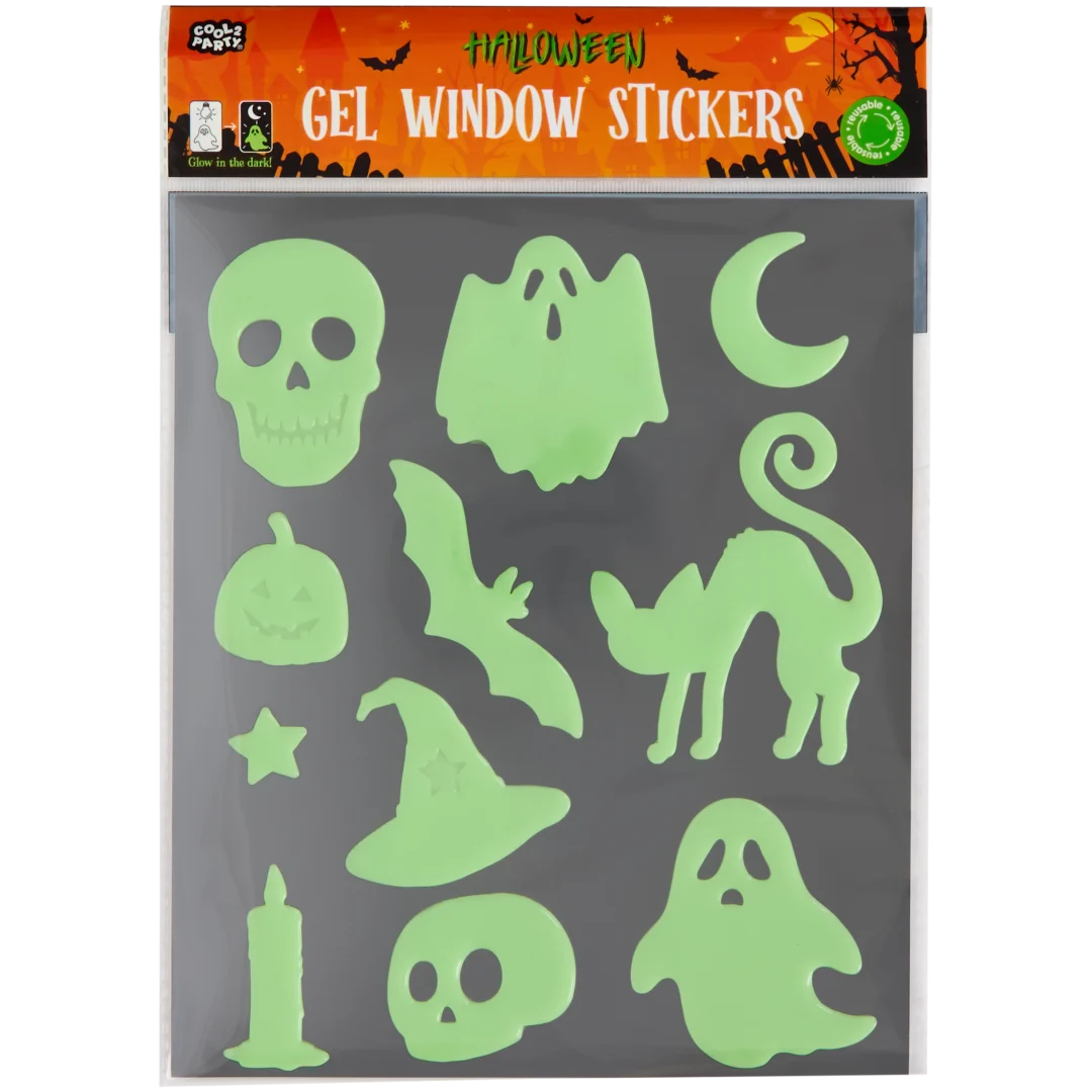 Autocollants gel Halloween 3