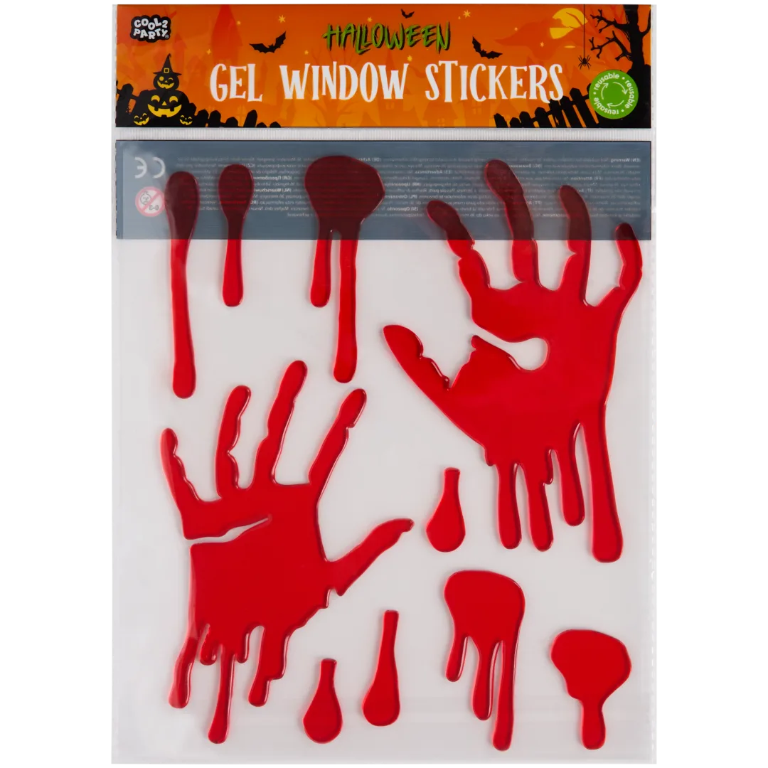 Autocollants gel Halloween 1