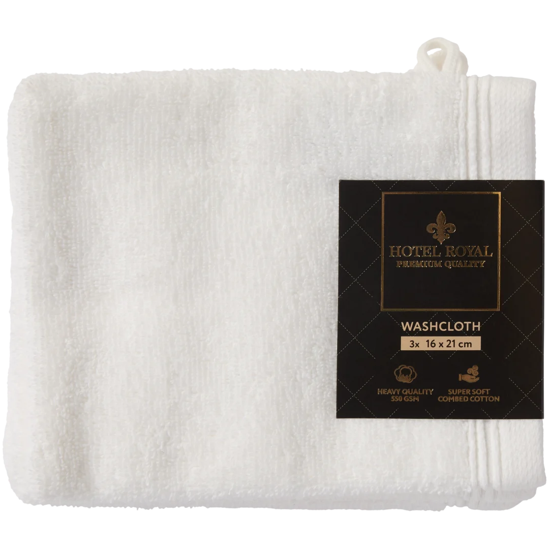 Hotel Royal Waschlappen Hellgrau