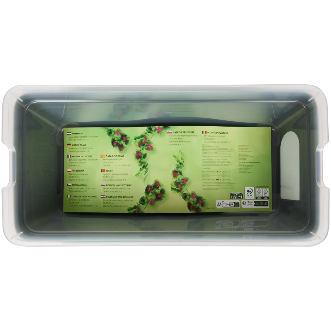 Mini-Gewächshaus mit Deckel 3