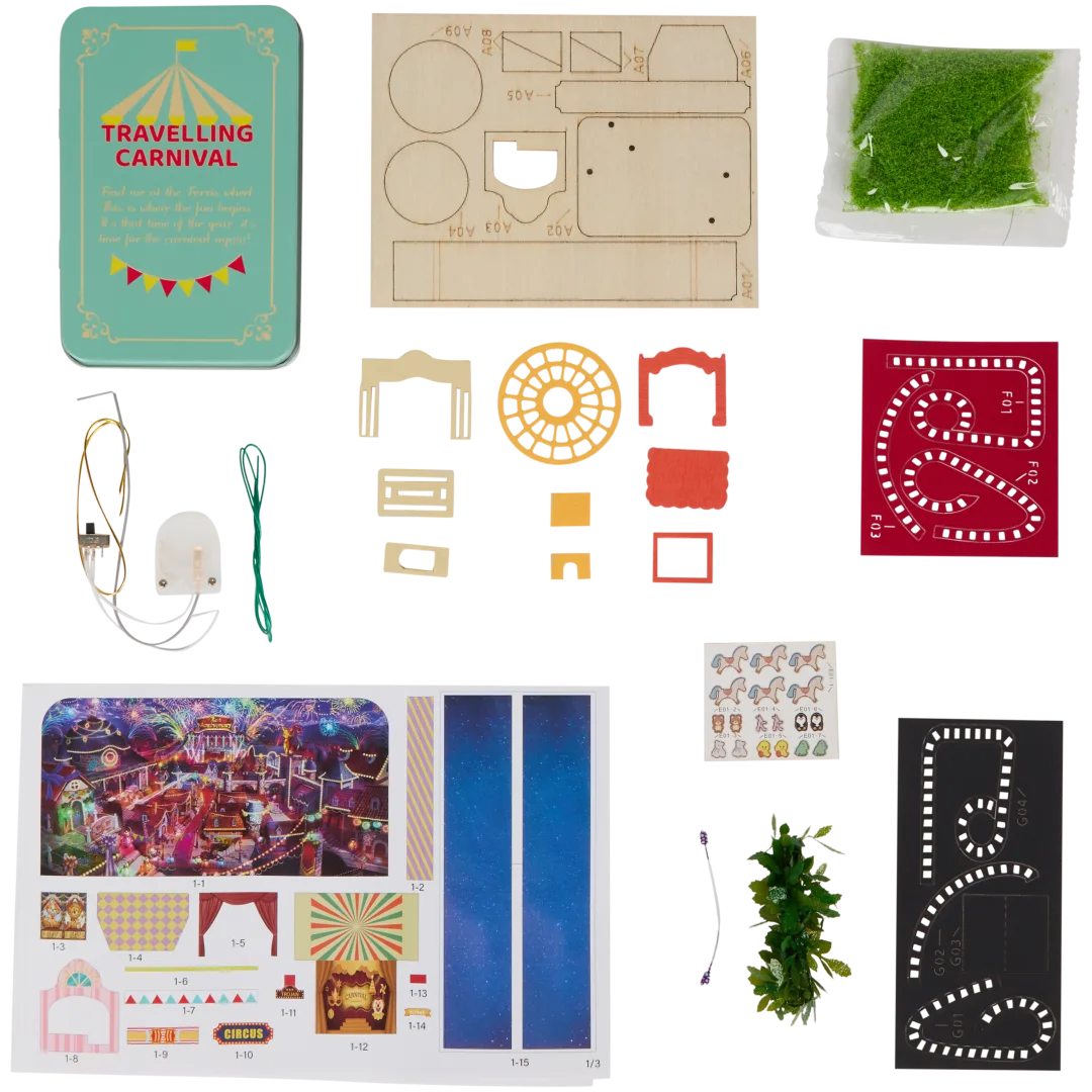 Quarto DIY em miniatura em lata Crafts & Co