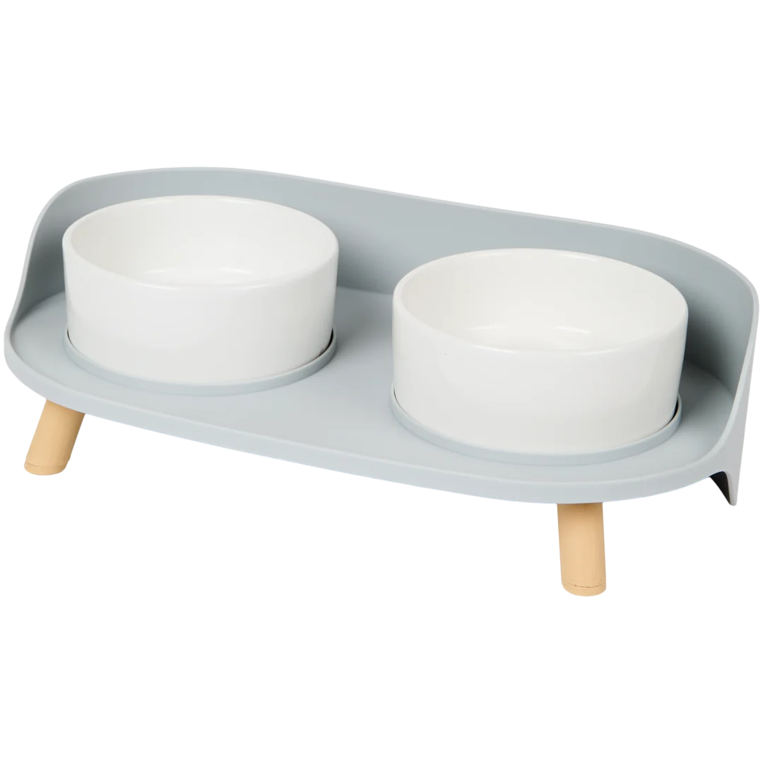 Stalak s nožicama i dvije posude 1