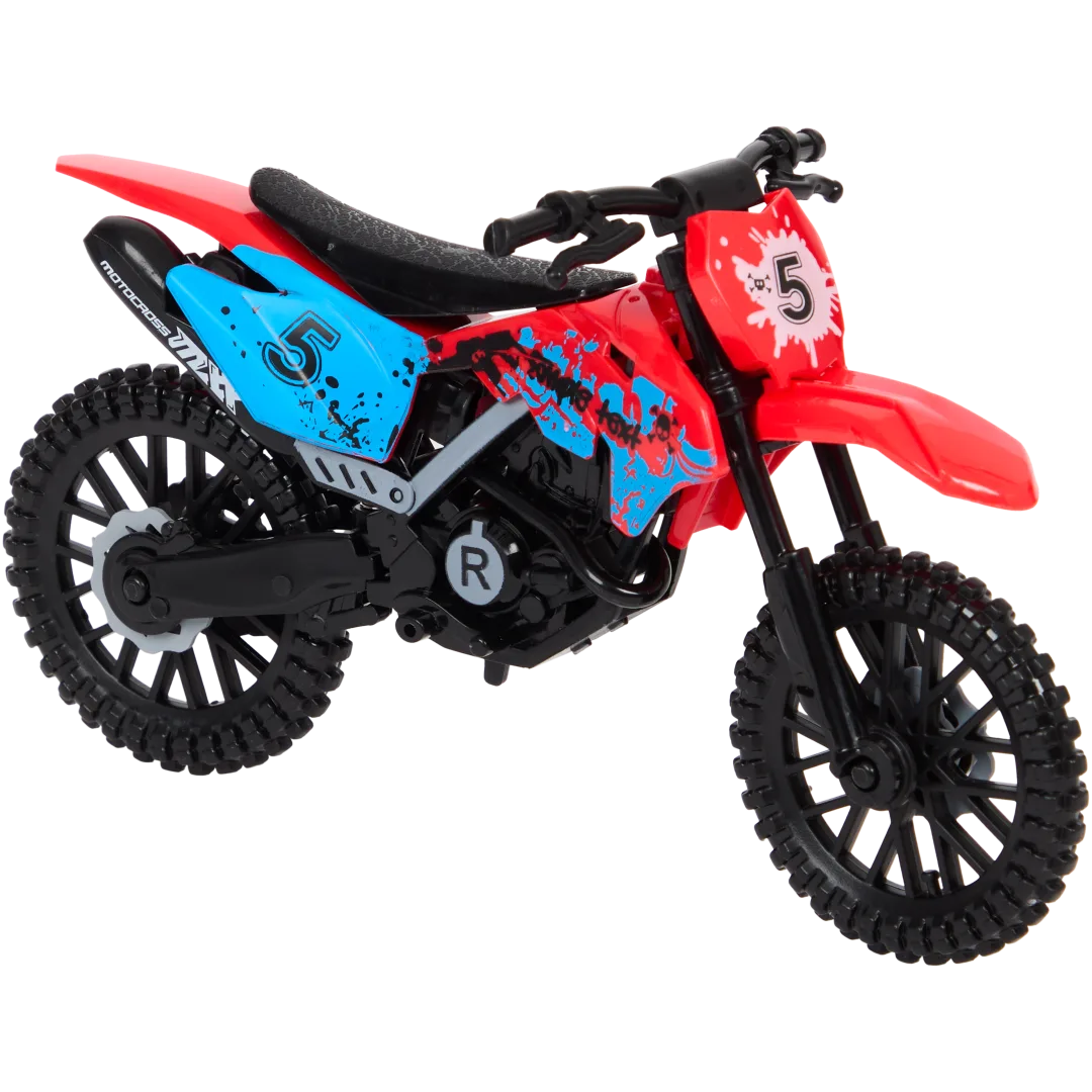 Speelgoed-crossmotor