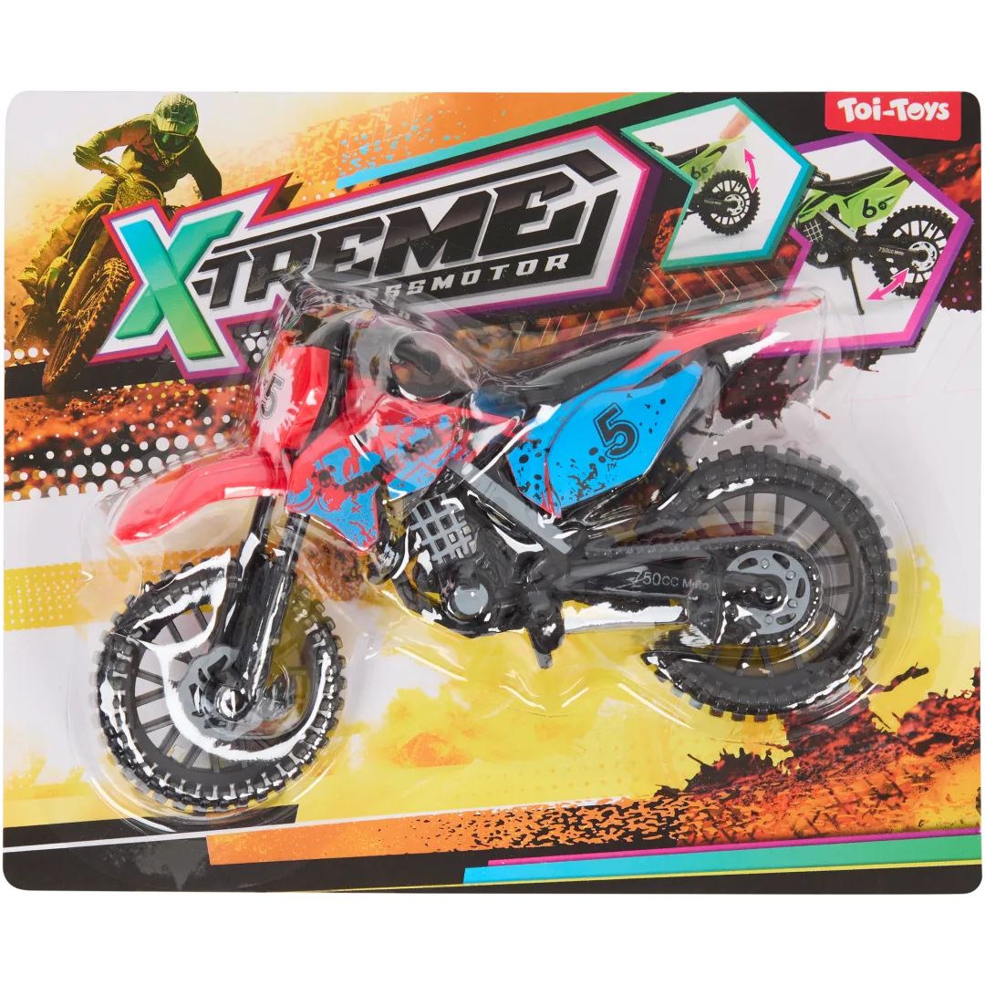 Speelgoed-crossmotor