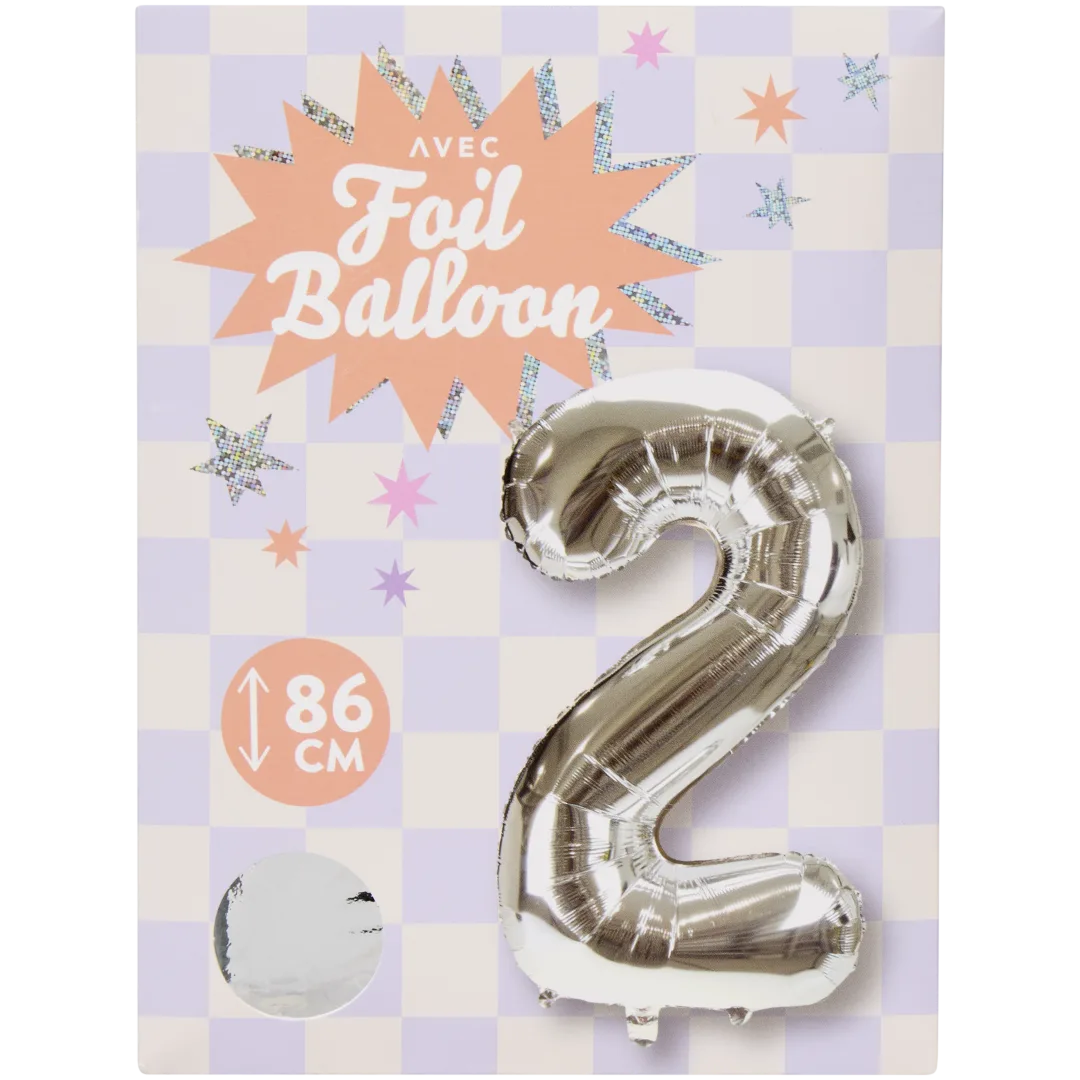 Balon od folije u obliku broja