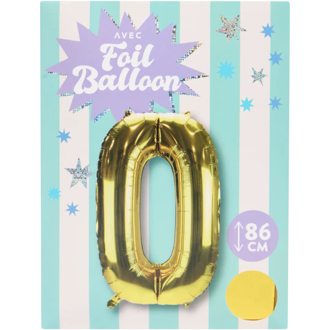 Ballon d'aluminium chiffre 4
