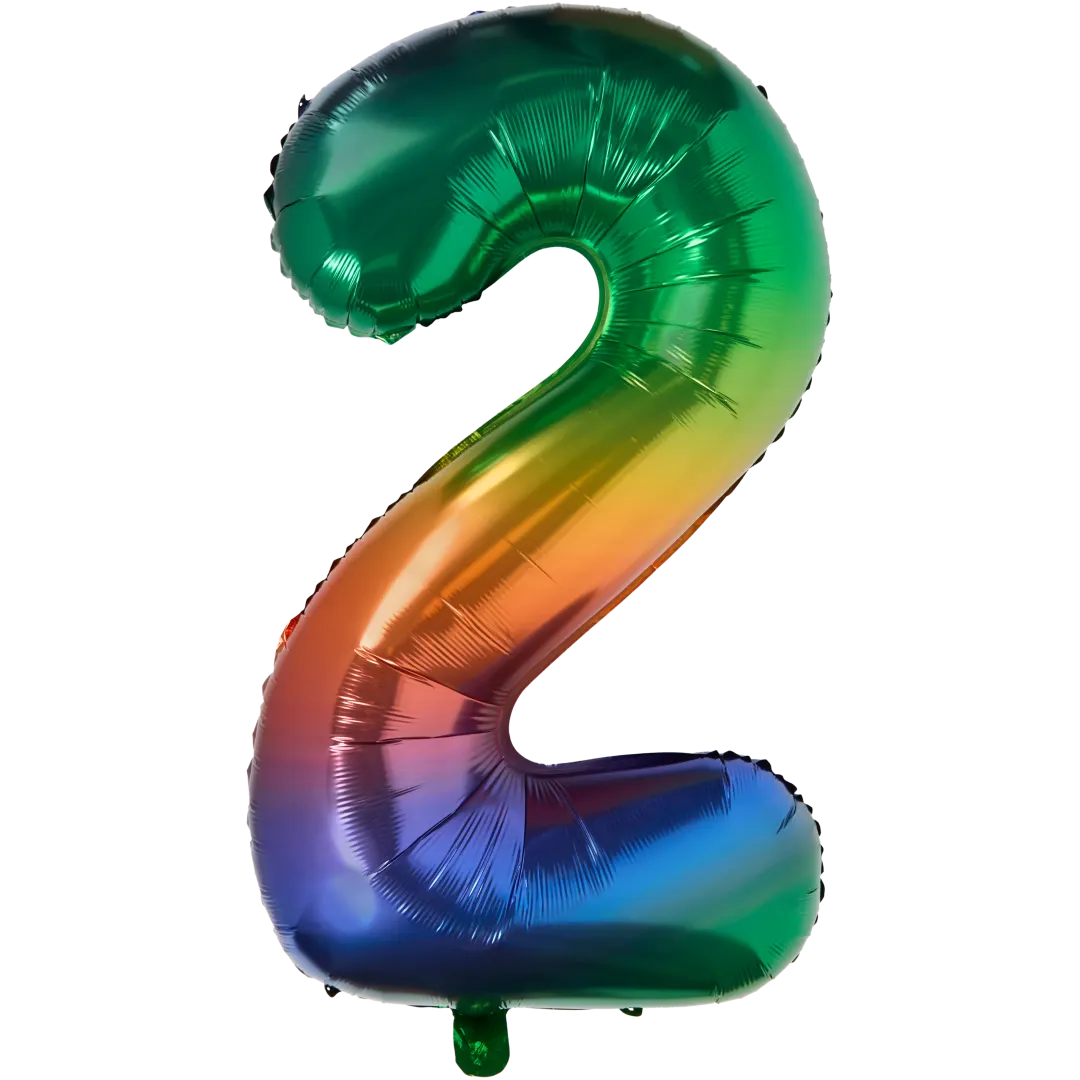 Ballon d'aluminium chiffre 3