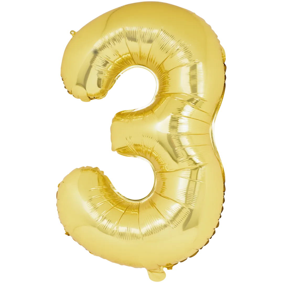 Palloncino in foil a forma di numero