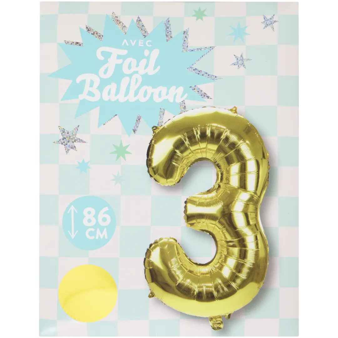 Palloncino in foil a forma di numero