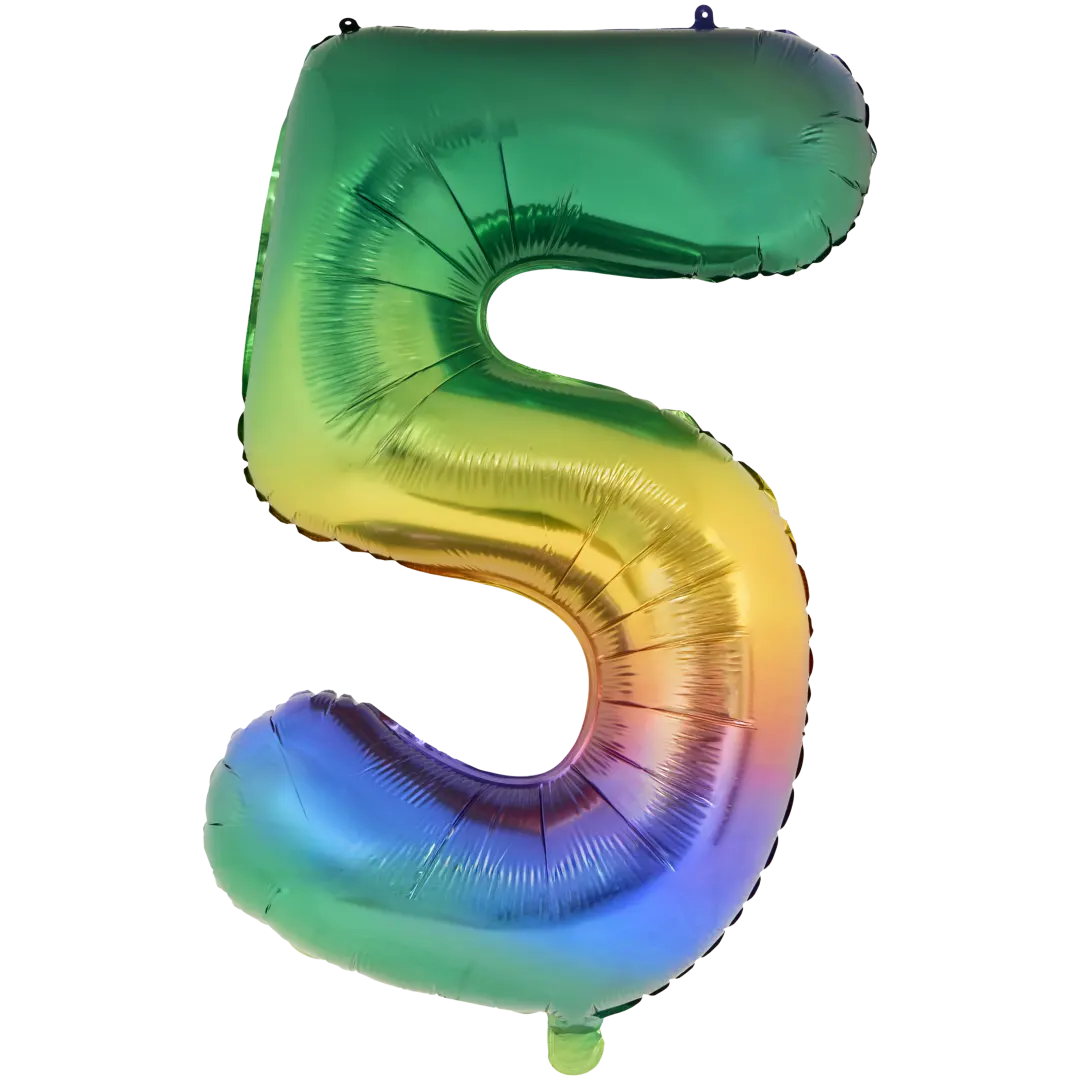 Palloncino in foil a forma di numero 1