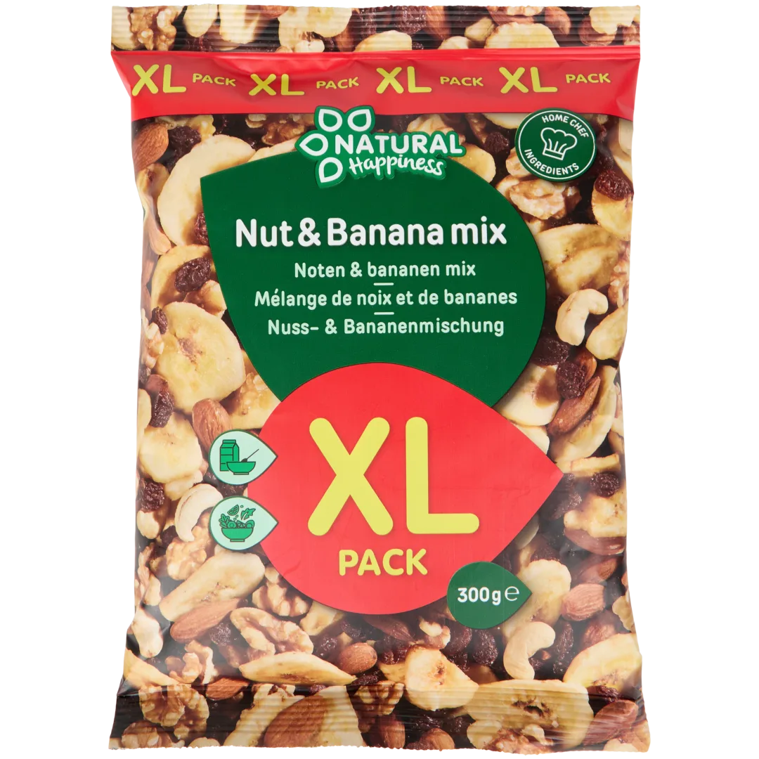 Natural Happiness noten & bananen mix 1