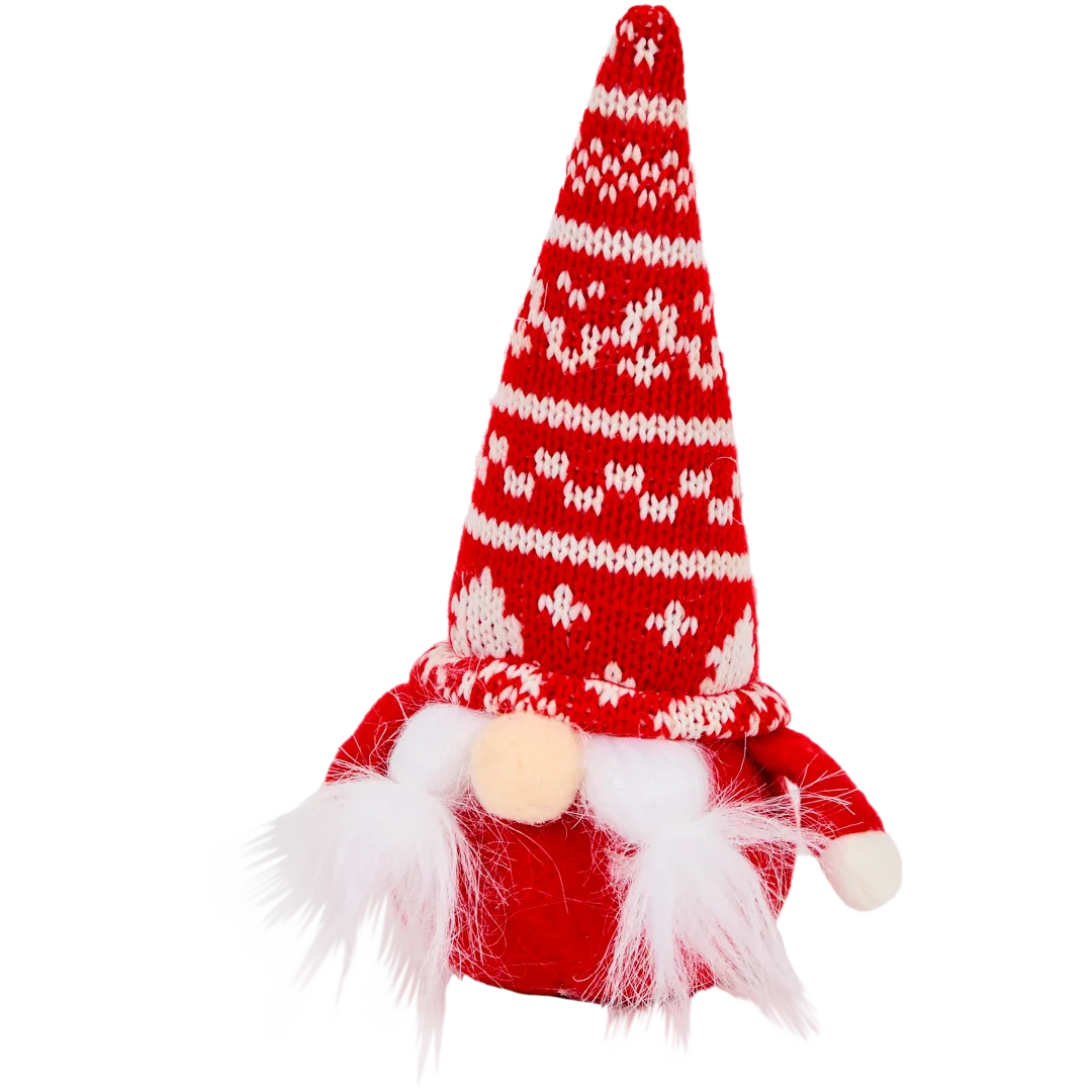 Gnome avec bonnet en tricot