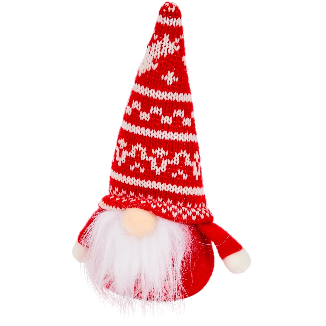 Gnome avec bonnet en tricot