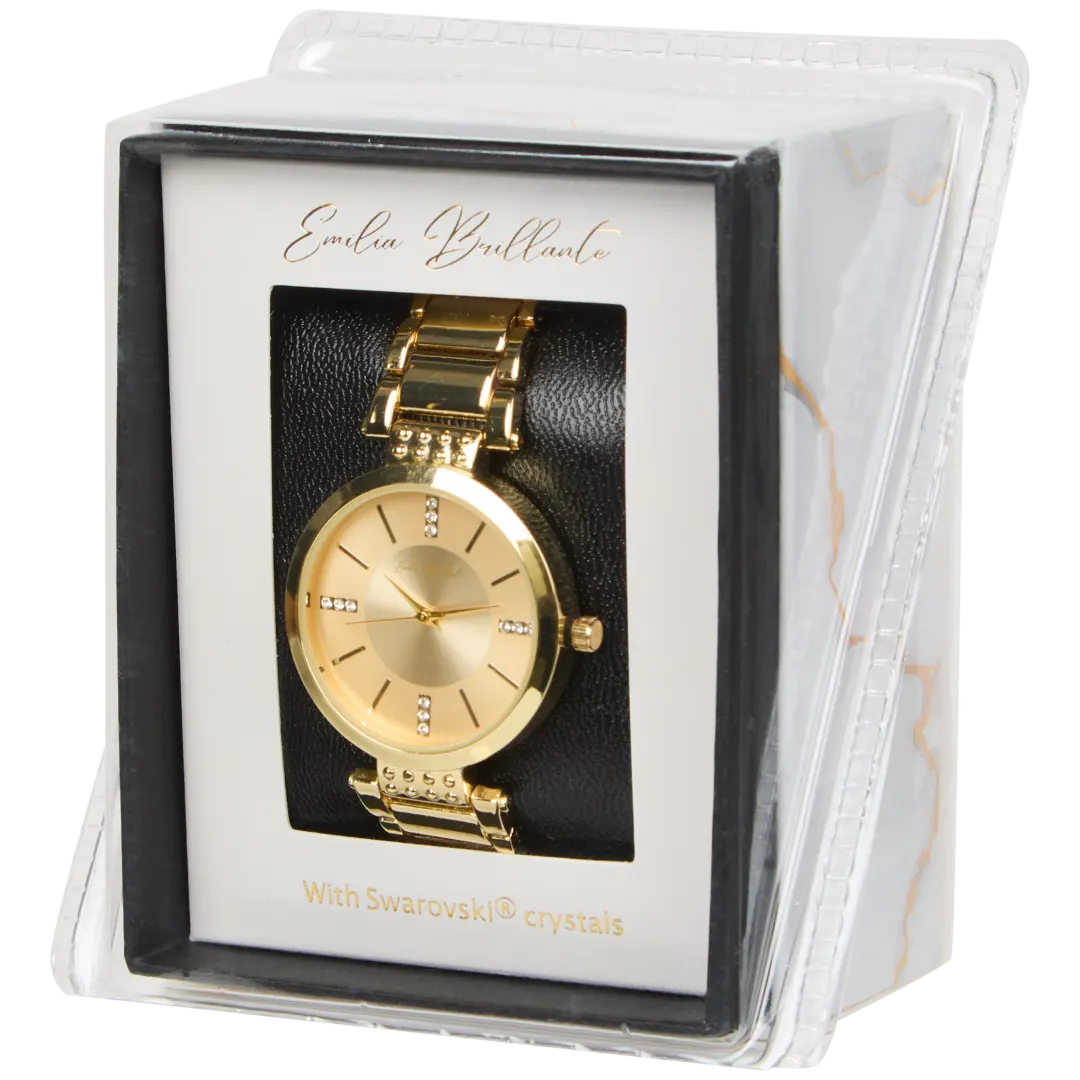 Reloj con cristales de Swarovski