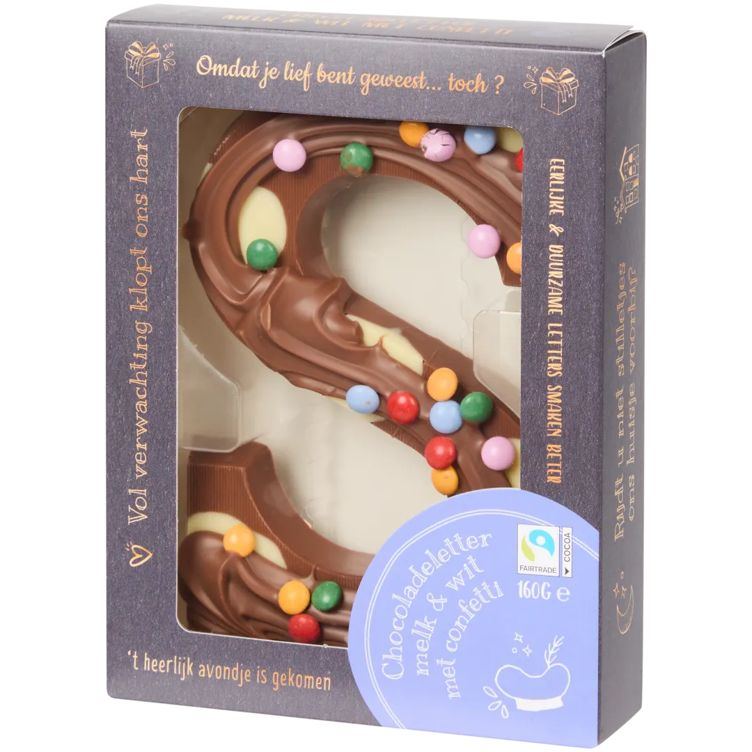 Luxe chocoladeletter