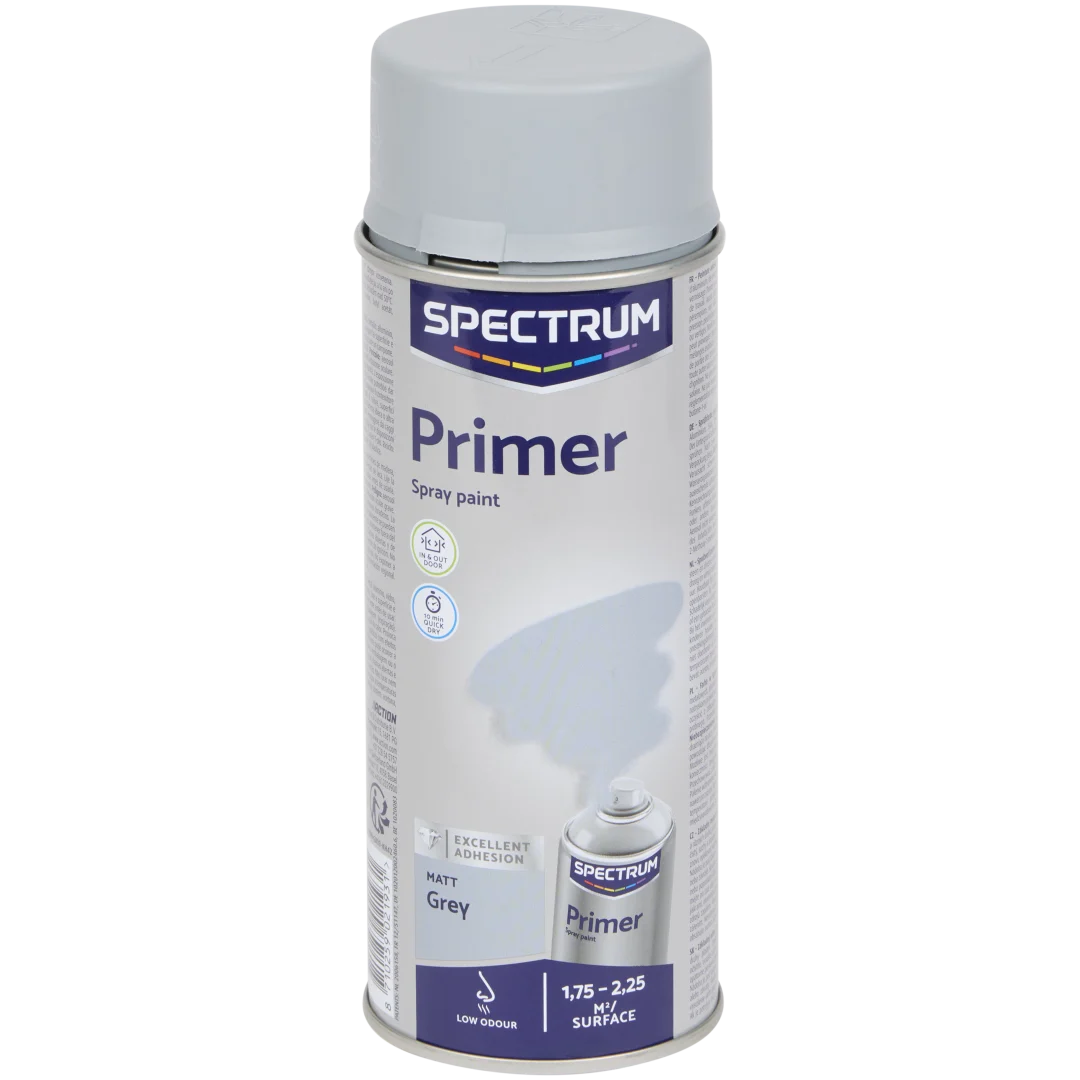 Sous-couche en aérosol Spectrum Gris mat