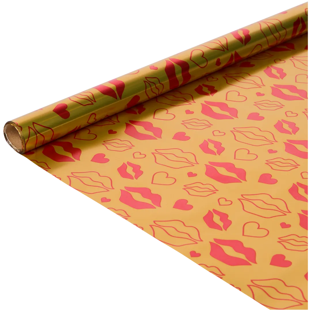 Papier cadeau métallisé