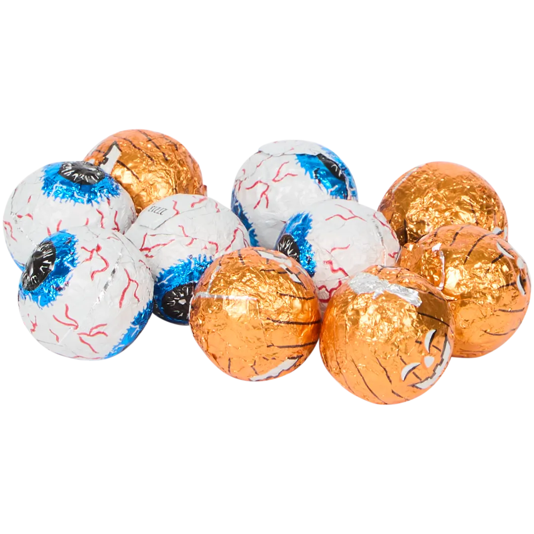 Halloween Schokoladen-Augäpfel