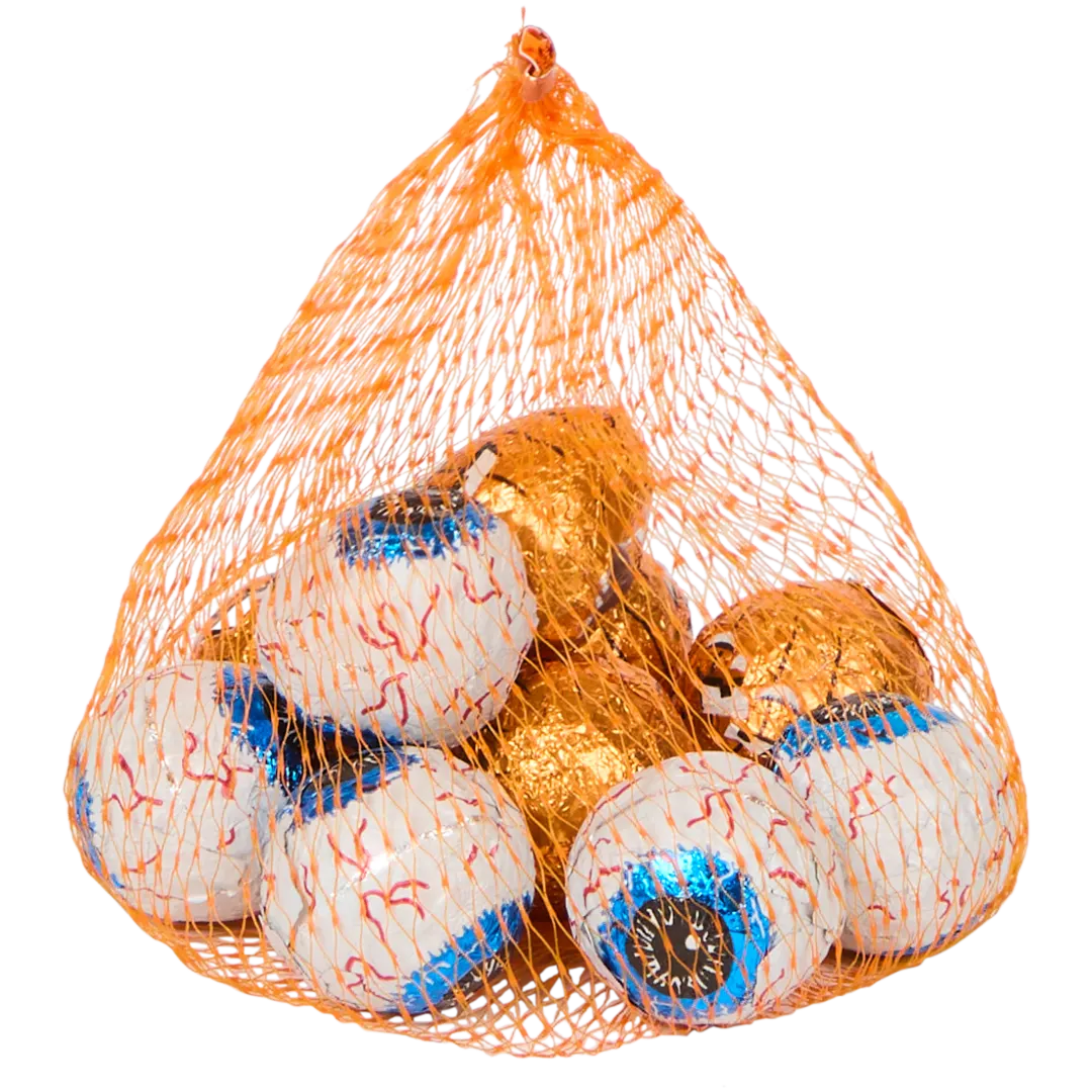 Halloween Schokoladen-Augäpfel