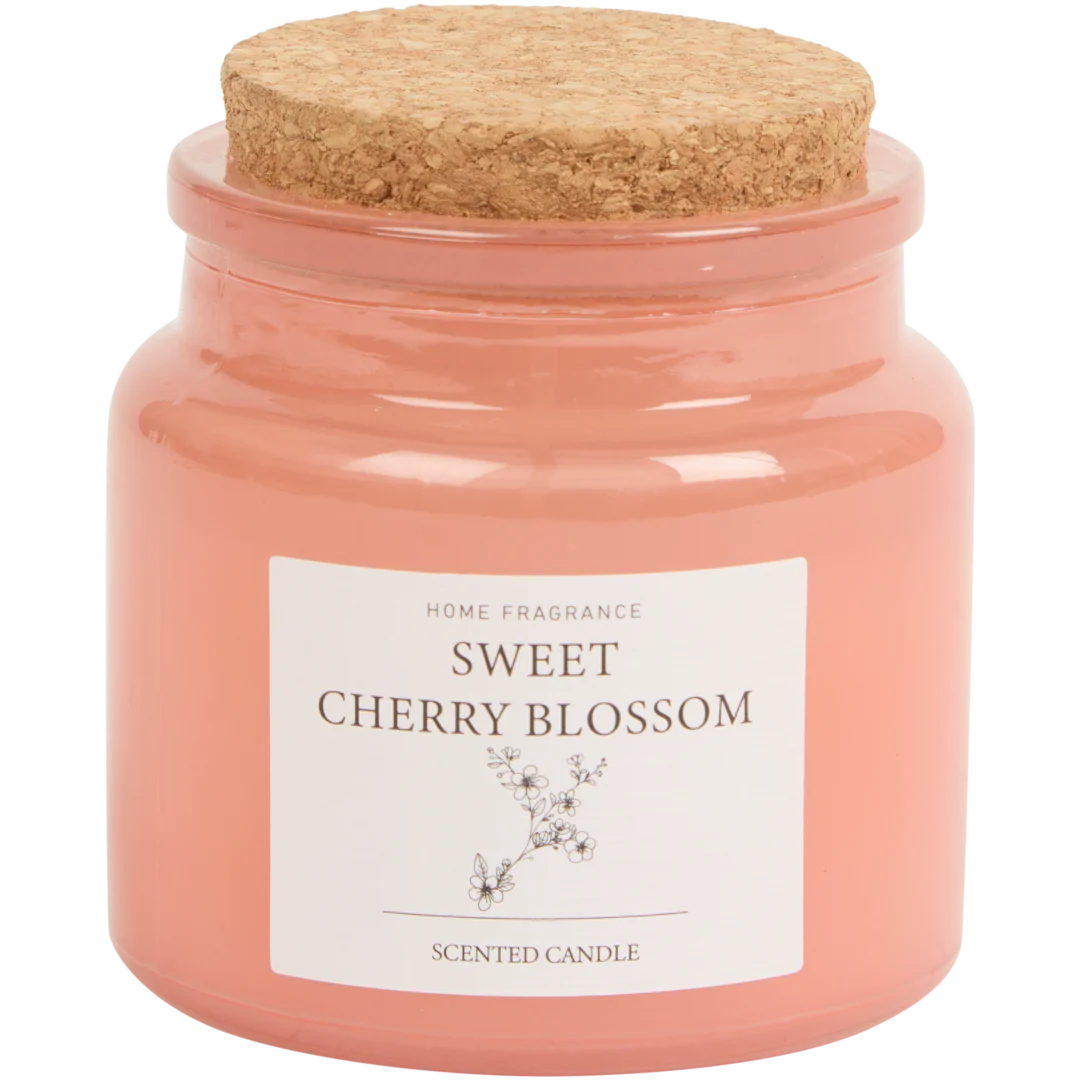 Bougie parfumée avec couvercle en liège 5