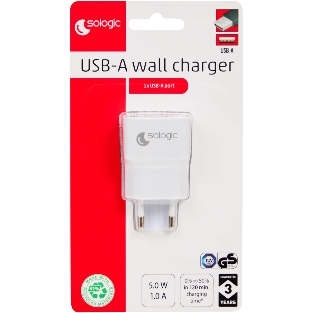 Caricabatterie USB-A Sologic