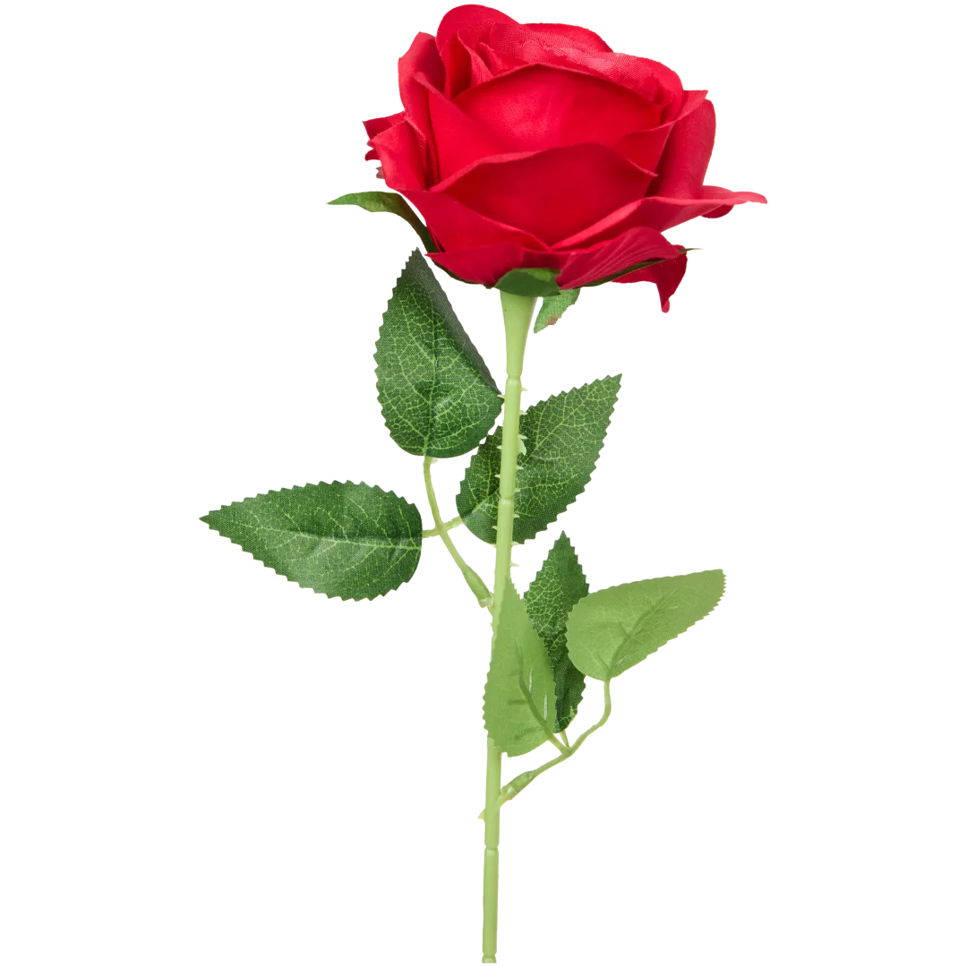 Rosa artificial com caule 3