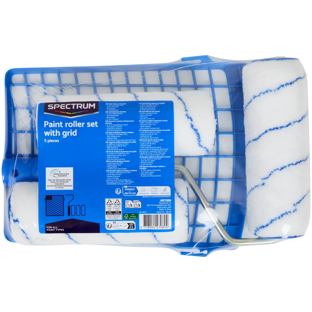 Kit pittura con rullo e griglia Spectrum