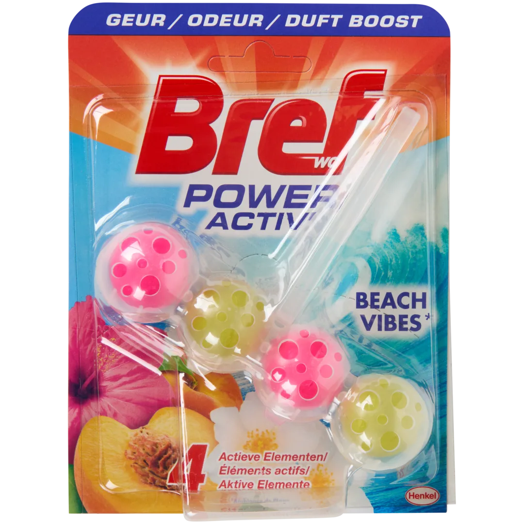 Sfere detergenti WC Bref Power Activ' Beach Vibes 1