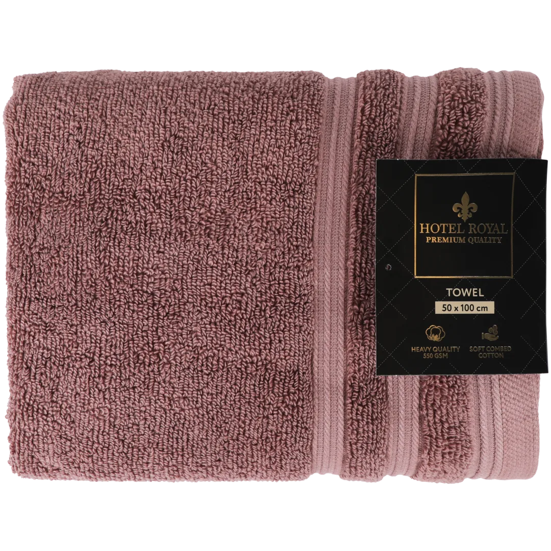 Serviette Hotel Royal Rose mauve