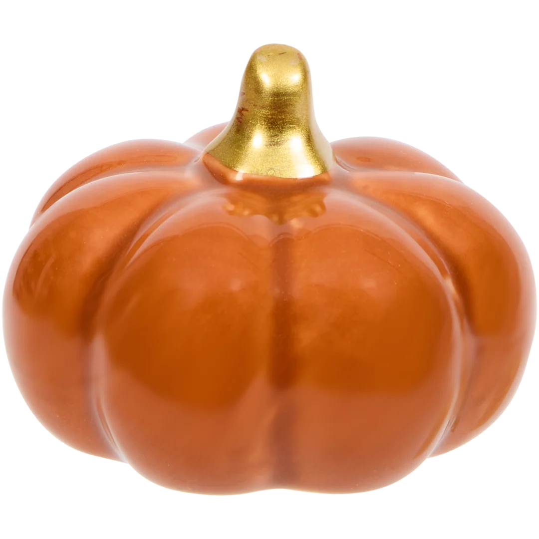 Statuetta autunnale in ceramica