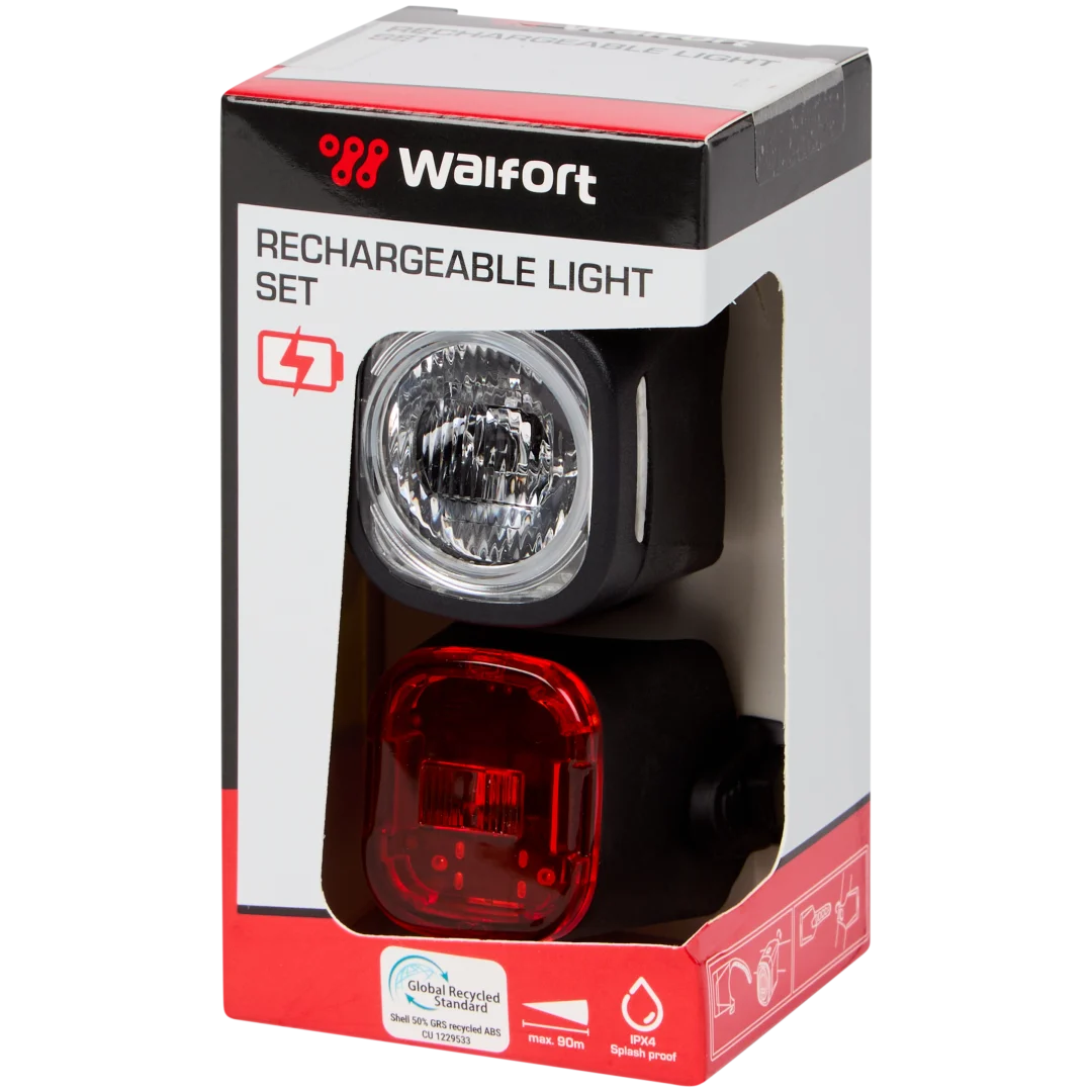 Éclairage vélo avant et arrière Walfort 3