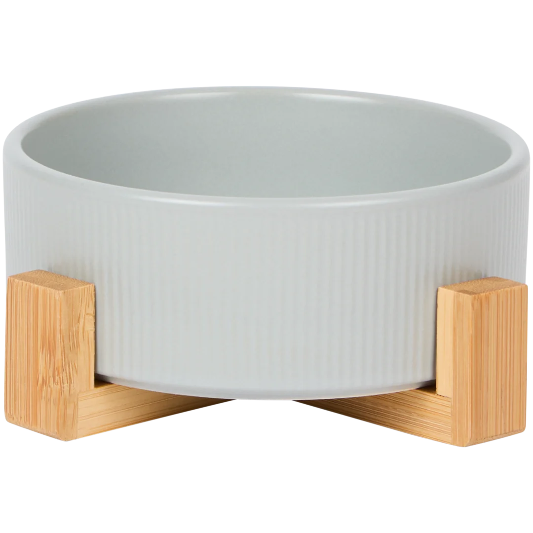 Gamelle avec socle en bambou
