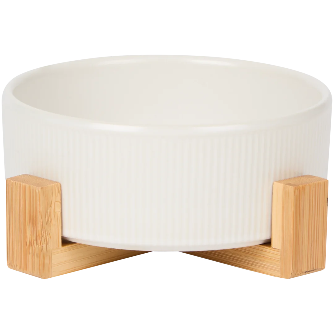 Gamelle avec socle en bambou