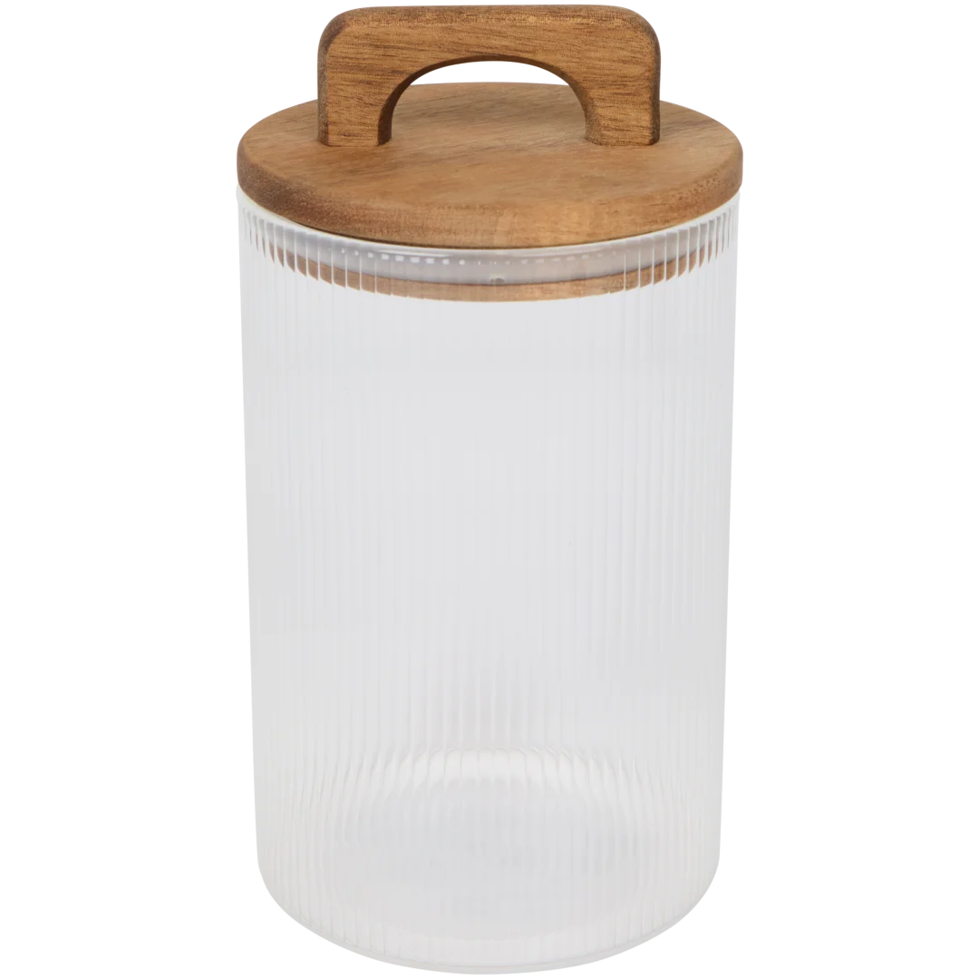 Vorratsglas mit Holzdeckel 1