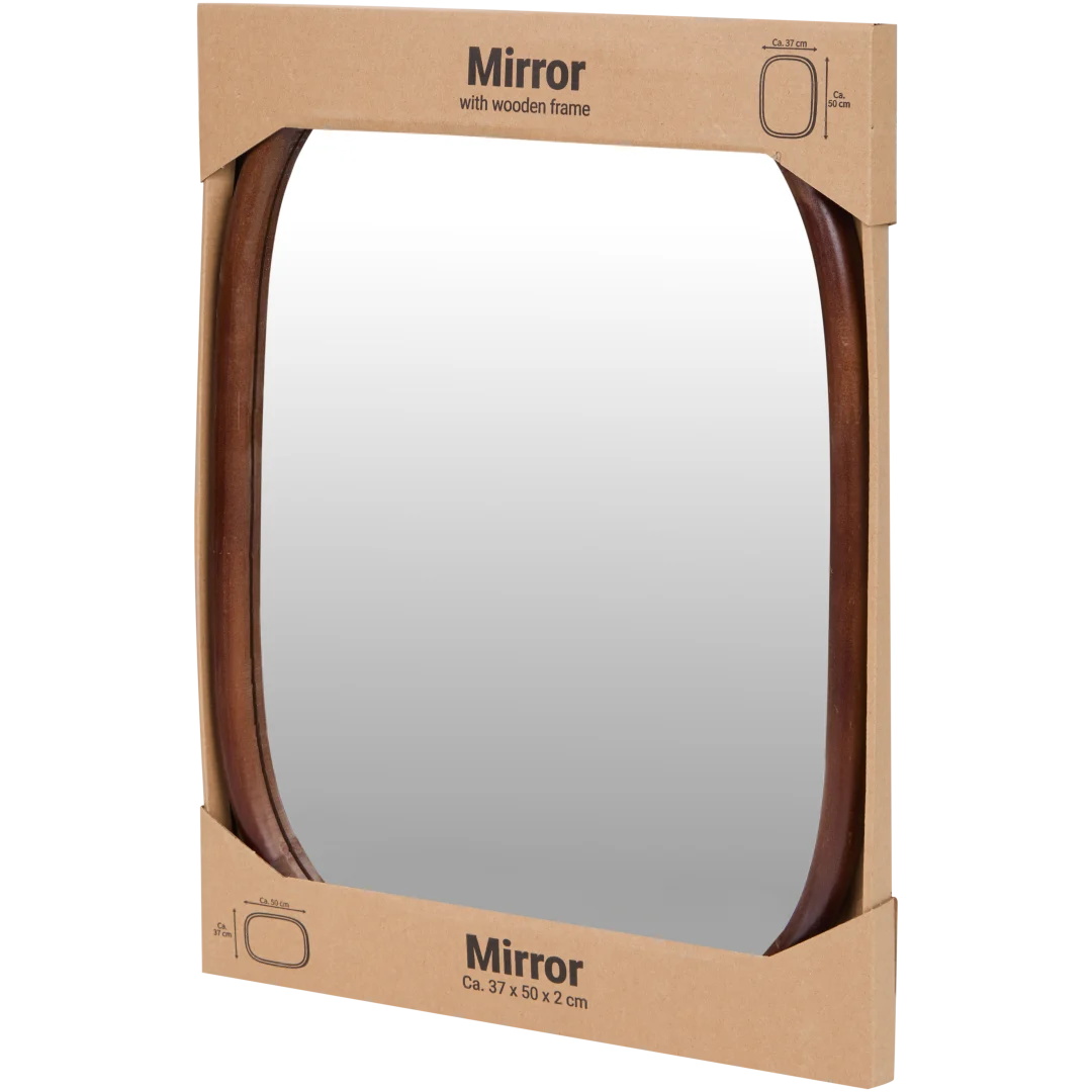 Lustro z drewnianą ramą 3