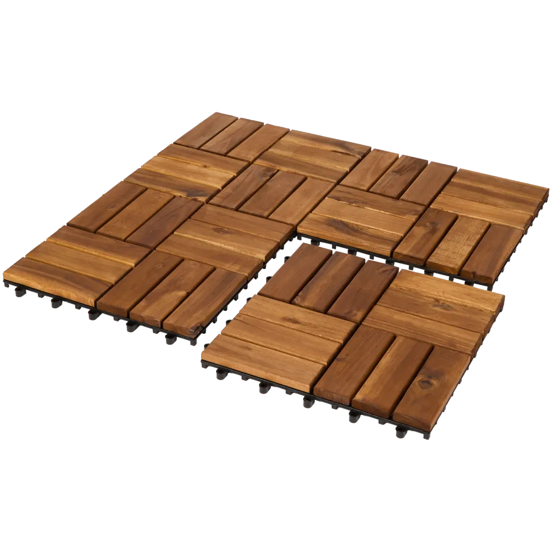 Piastrelle in legno per terrazze 1