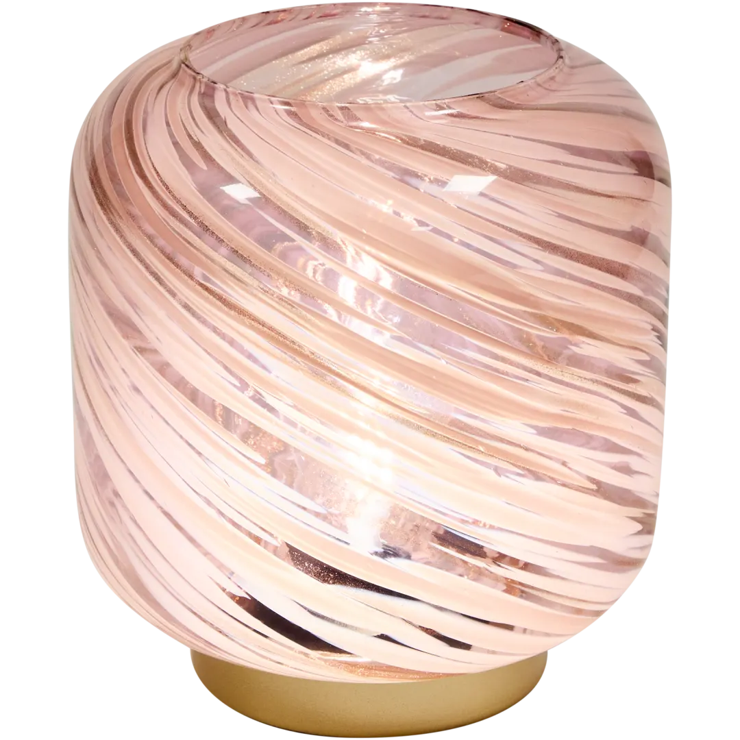 Lampe de table en verre 2