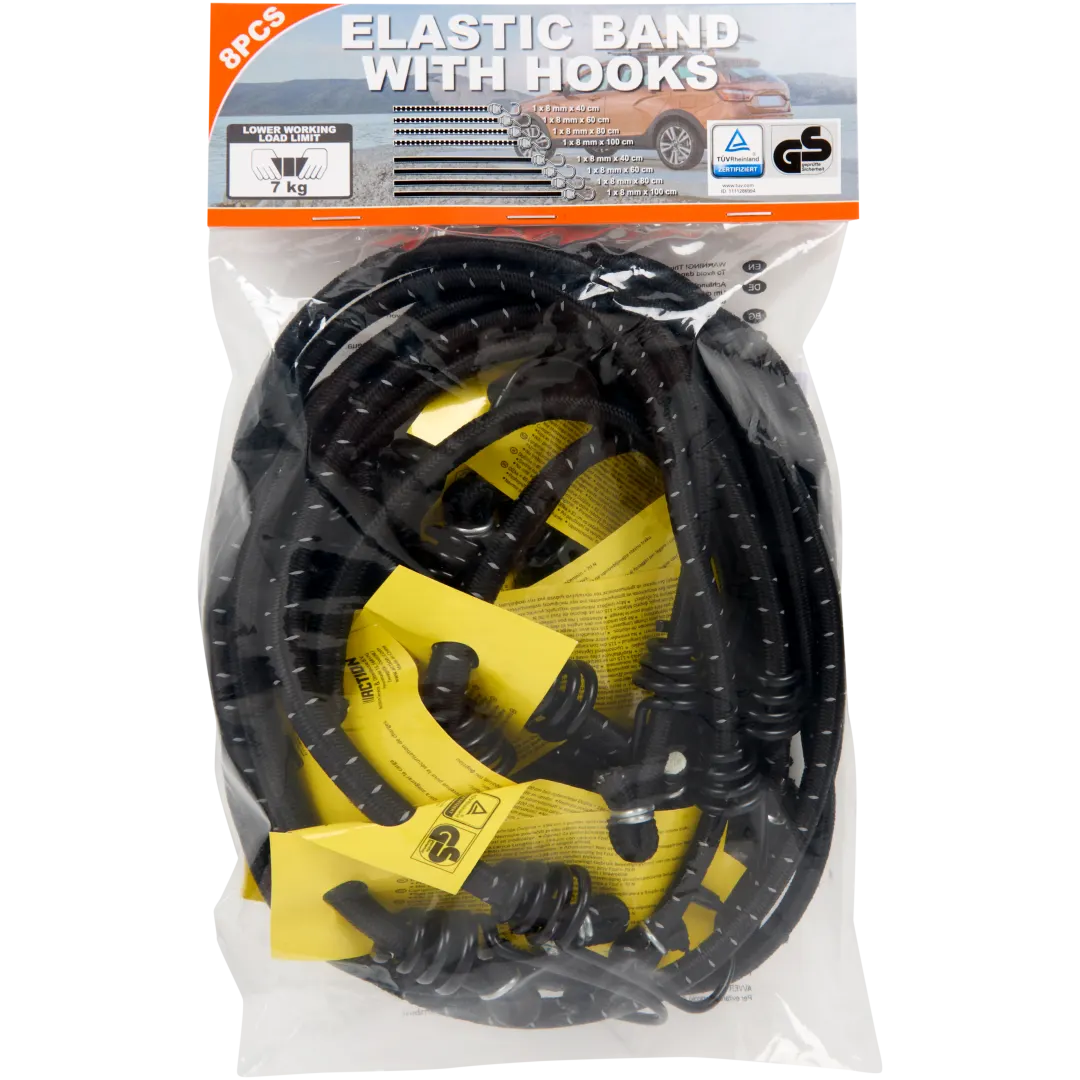 Tendeurs élastiques avec crochets