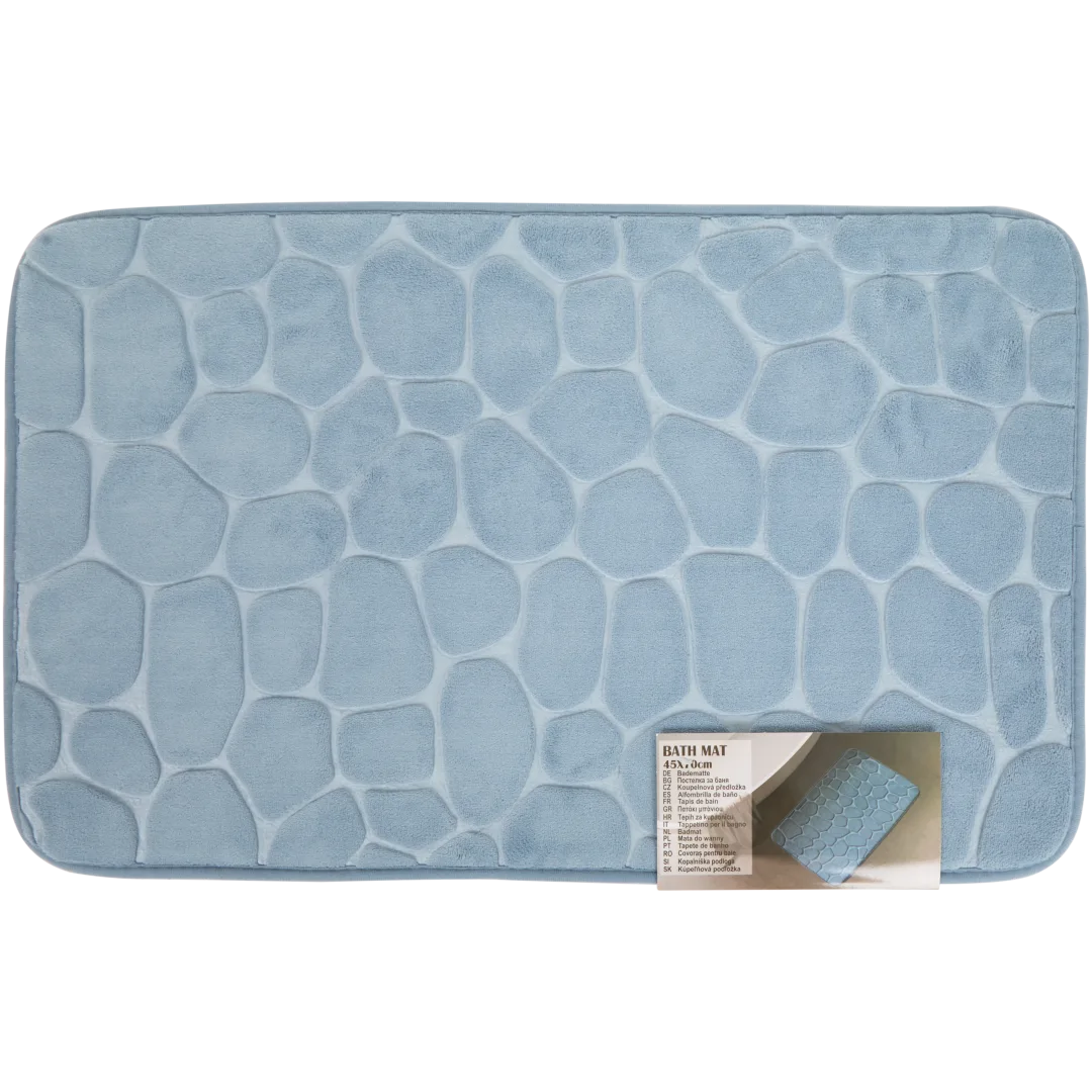 Tapis de bain Memory Waves Gris - Douceur & Confort | WENKO