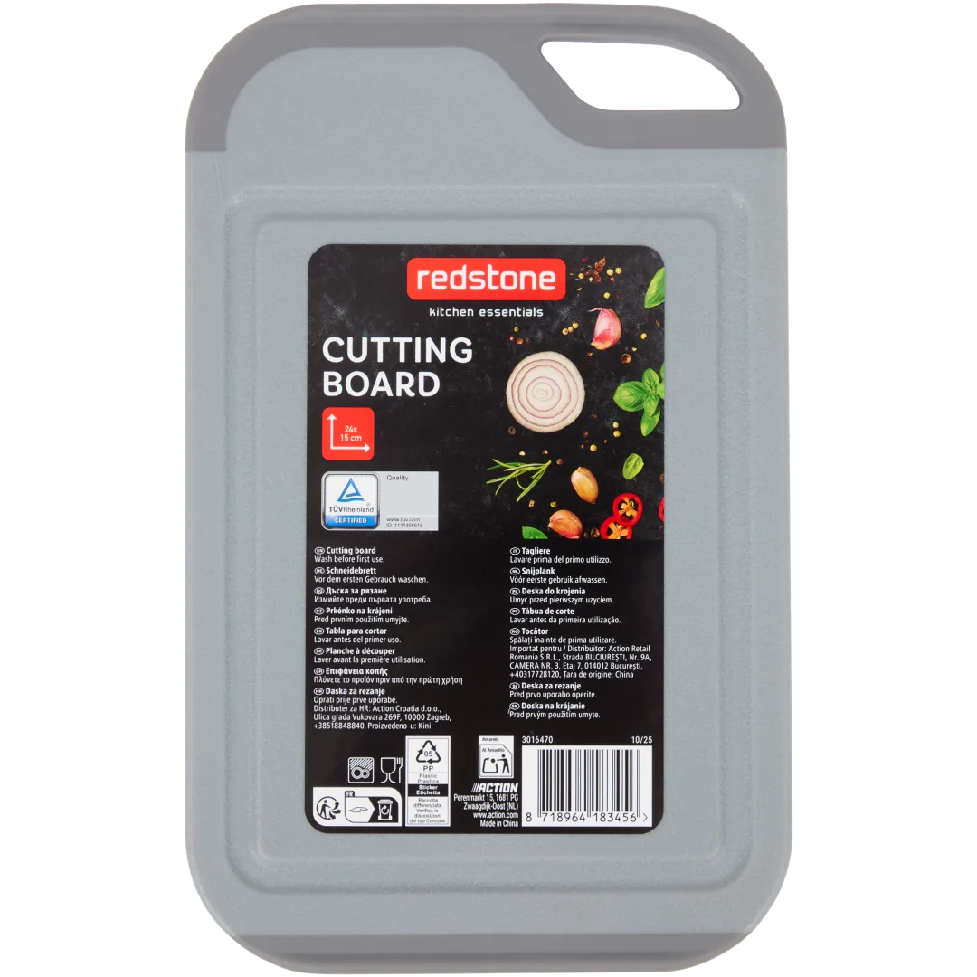 Tábua de corte antibacteriana Redstone