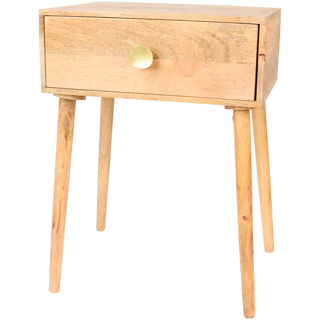 Drewniana szafka nocna 1