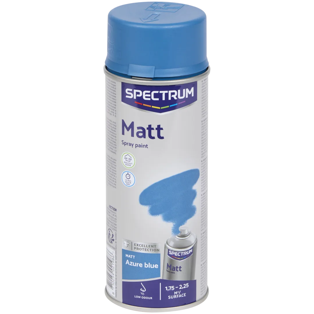 Peinture mate en aérosol Spectrum Turquoise 1