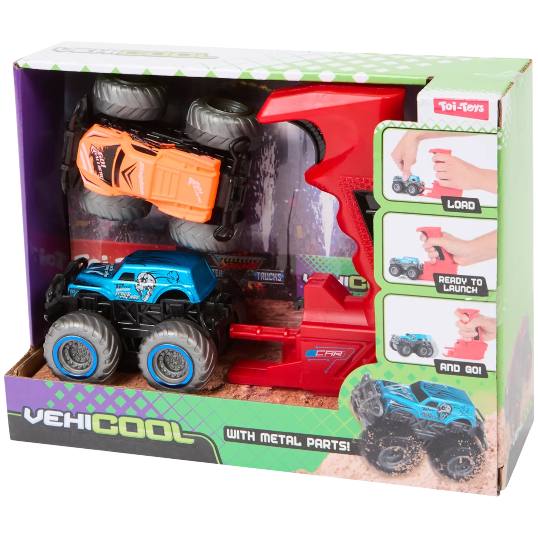 Monster trucks avec lanceur 3