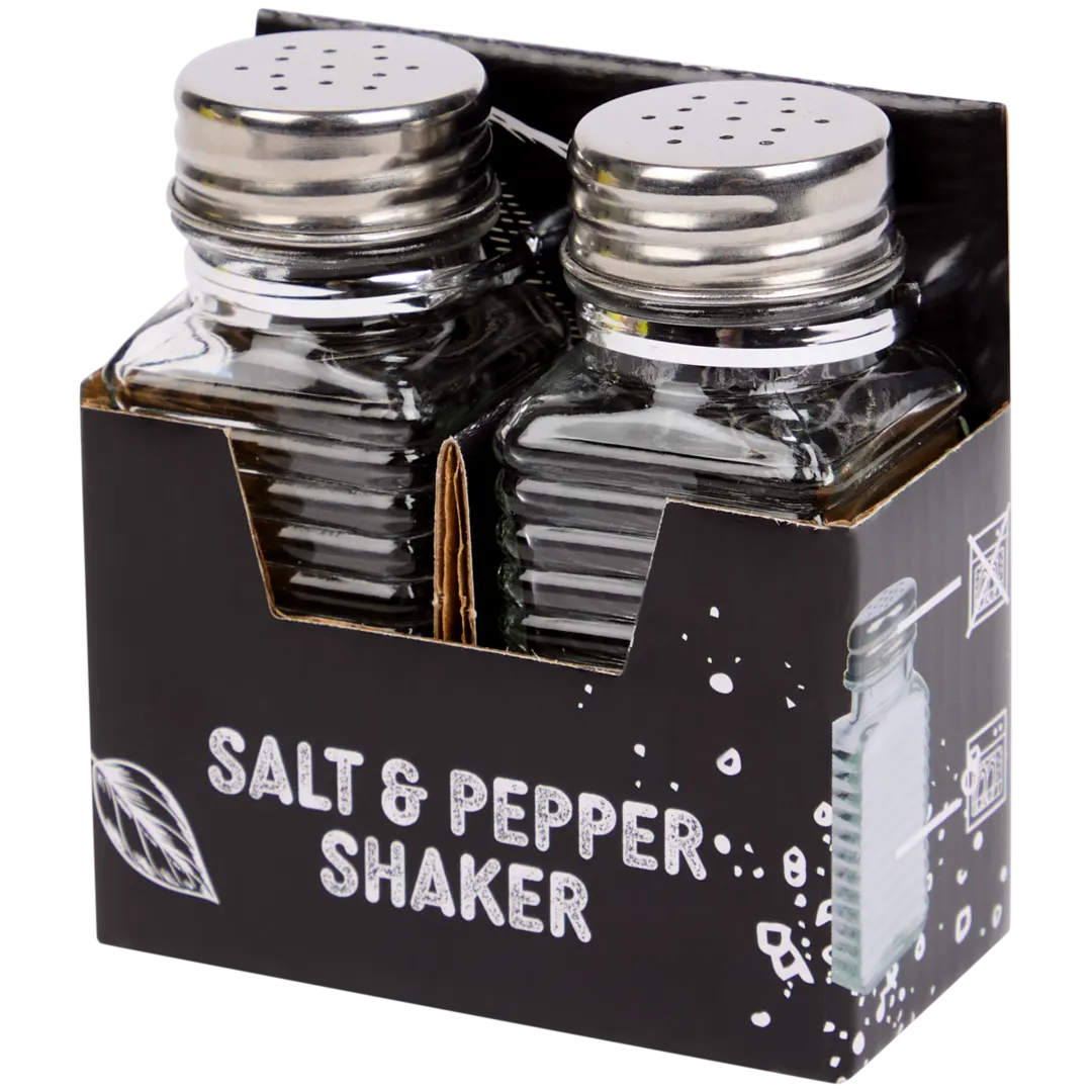 Alpina glazen peper- en zoutstel 2