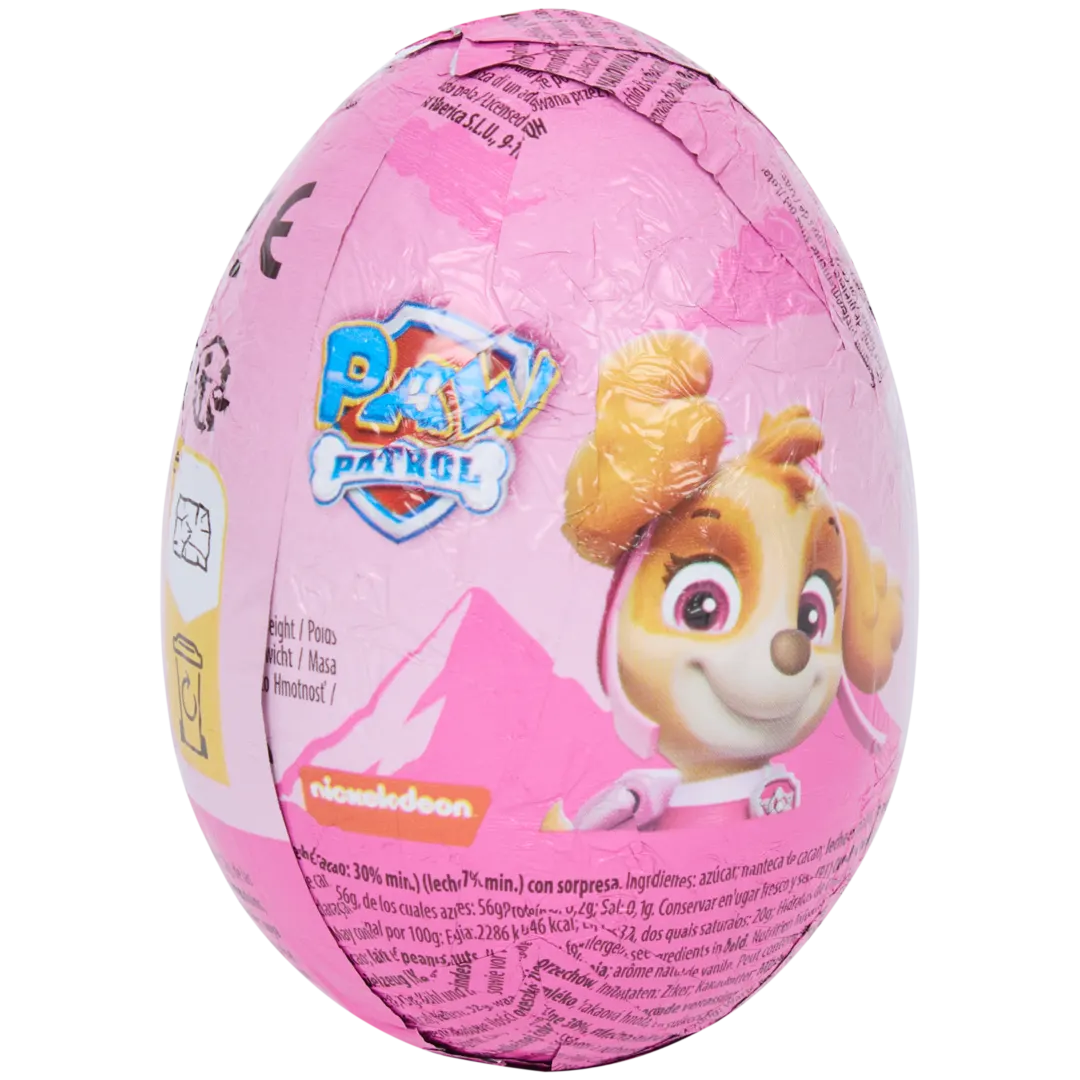 Œuf surprise chocolat au lait Paw Patrol 1